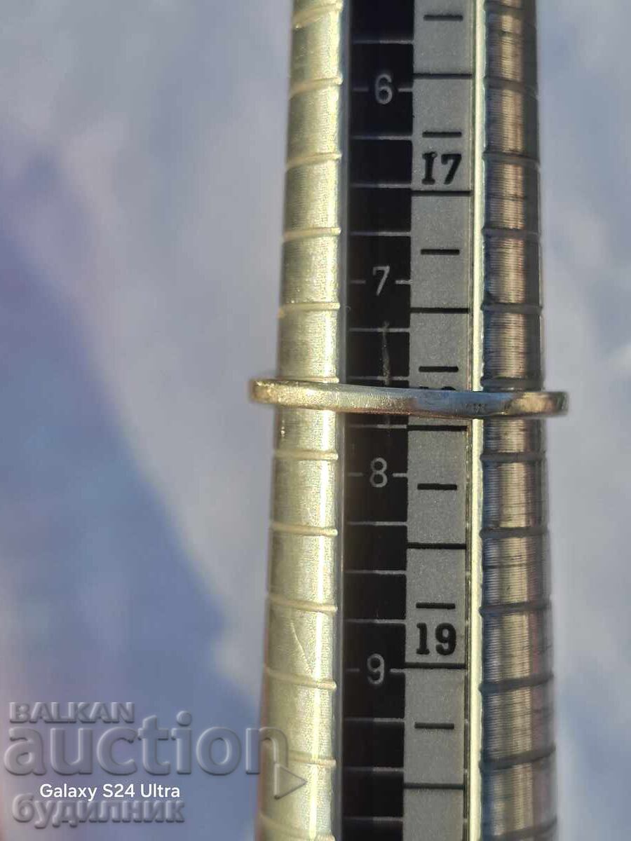 Аукцион Сребърен пръстен. 17,5мм. Пускам над 100 Аукциона. Разгледай