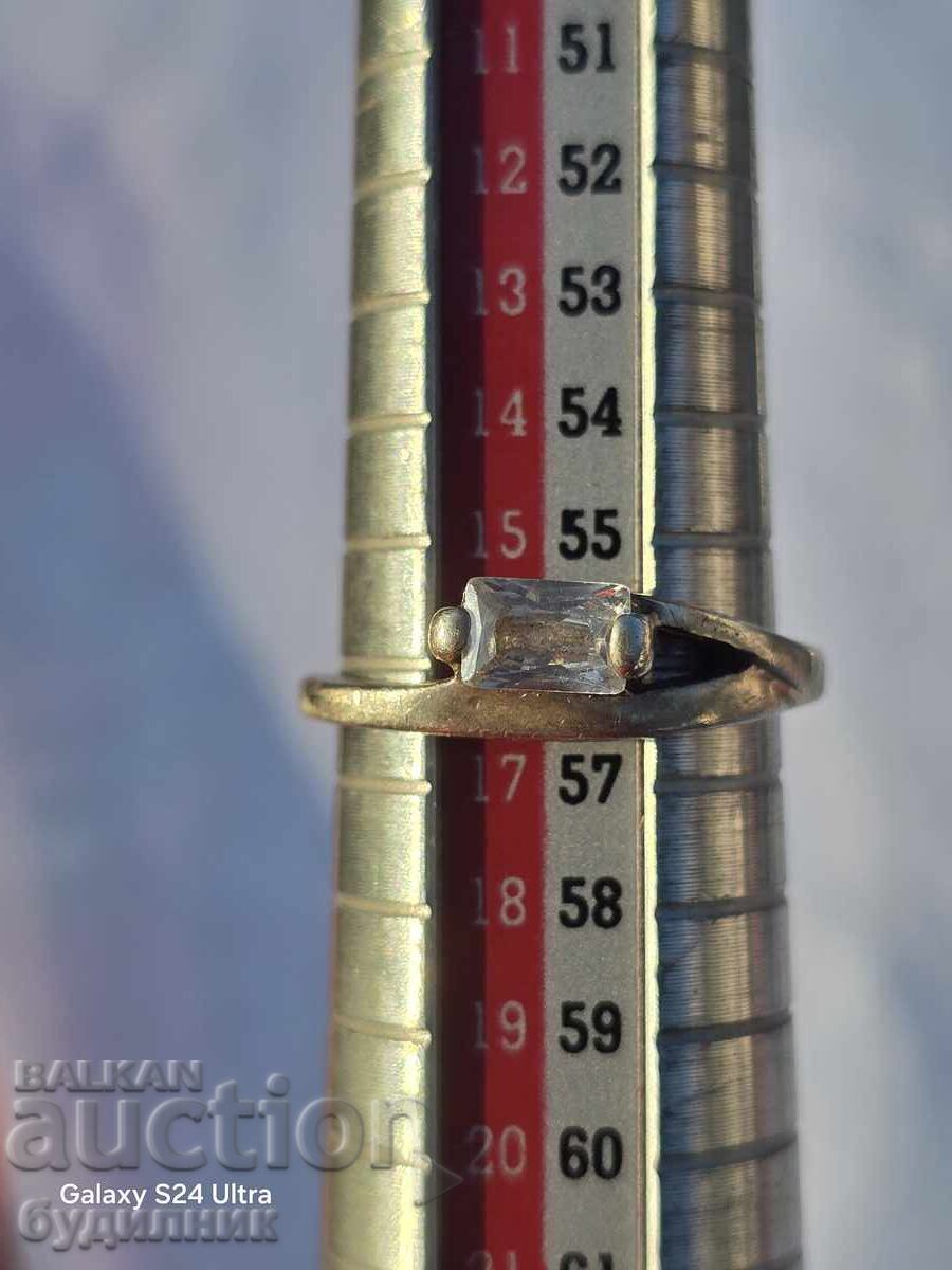 Доставка на Сребърен пръстен. 17,5мм. Пускам над 100 Аукциона. Разгледай