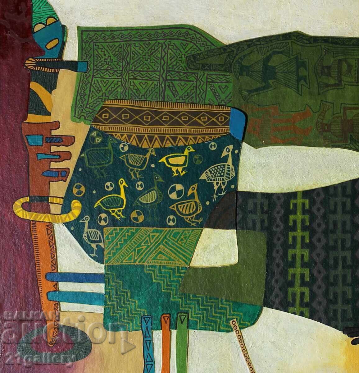 Plamen Lidjev / Oil paints, collage - 5 Plamen Lidjev / Oil paints, collage - 5