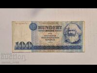 Германия ГДР 100 марки 1975 година