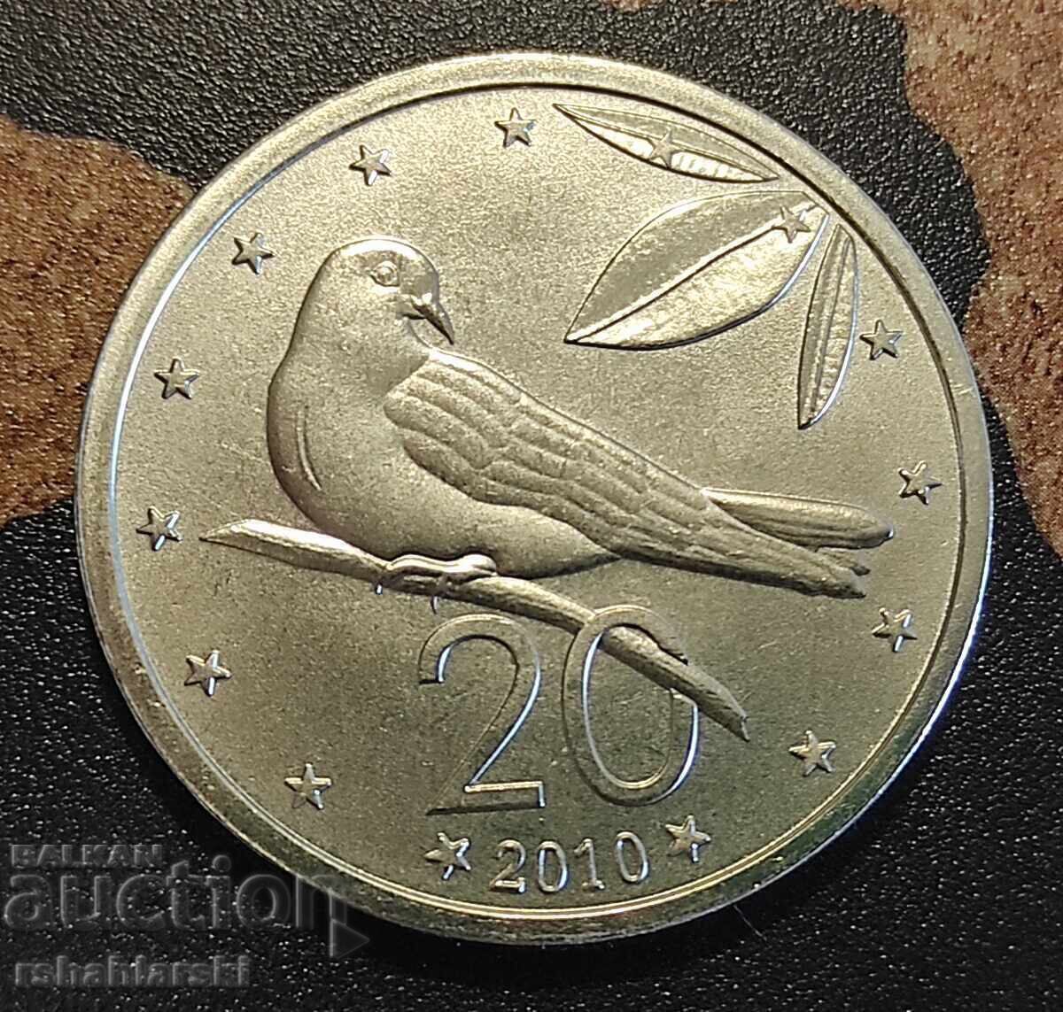 Cook Islands 20 cent coin, 2010 Cook Islands 20 cent coin, 2010