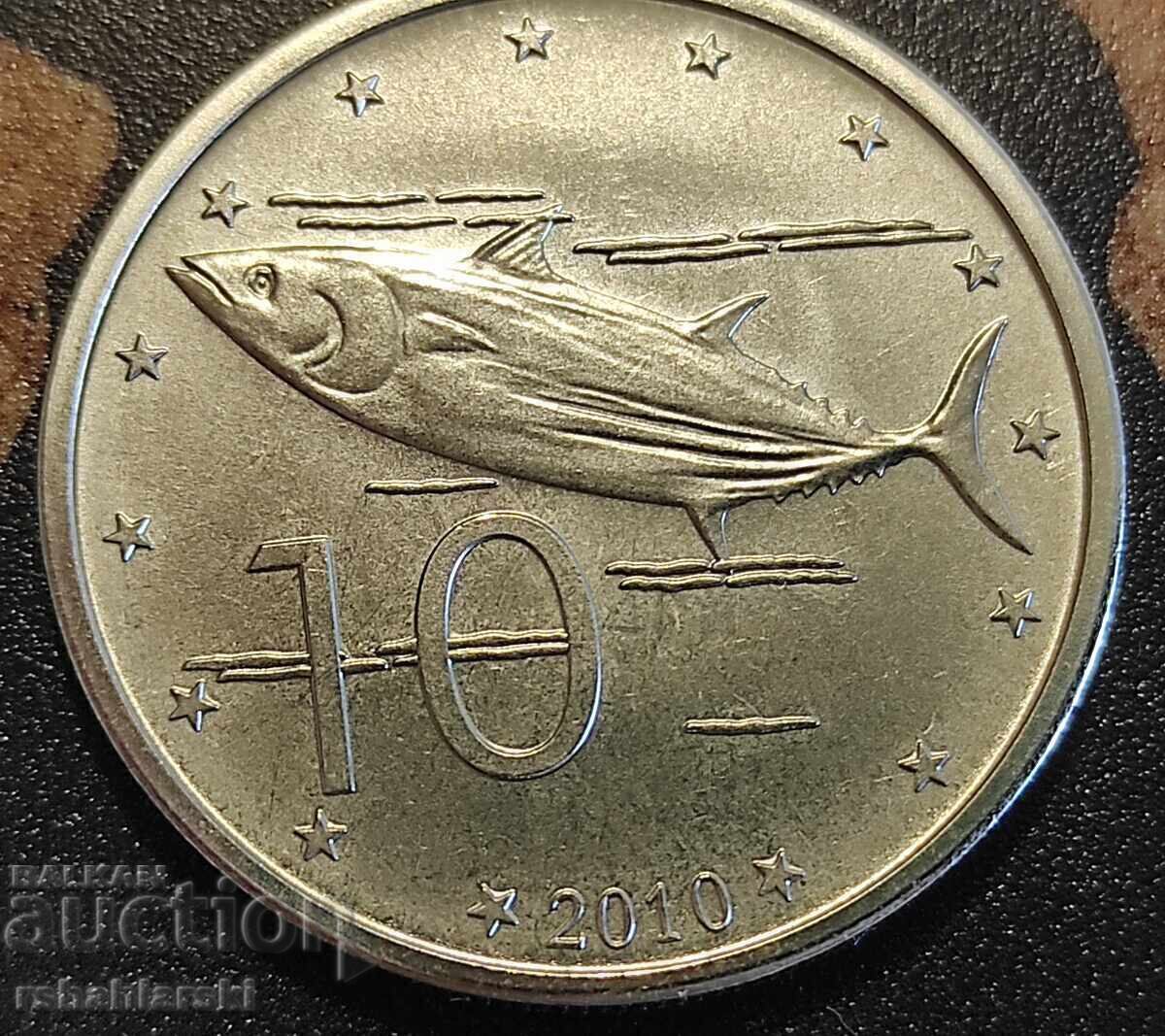 Cook Islands 10 Cent Coin, 2010 Cook Islands 10 Cent Coin, 2010