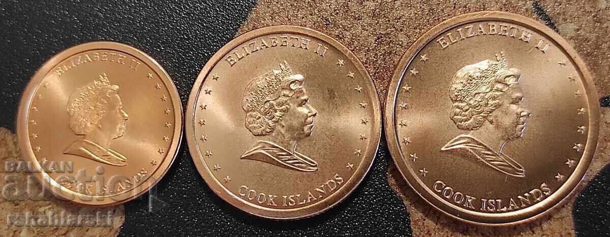 Cook Islands Coins (UNC) - 3 pcs., 2010 with price 10.00 BGN | € 5.11 Cook Islands Coins (UNC) - 3 pcs., 2010 with price 10.00 BGN | € 5.11