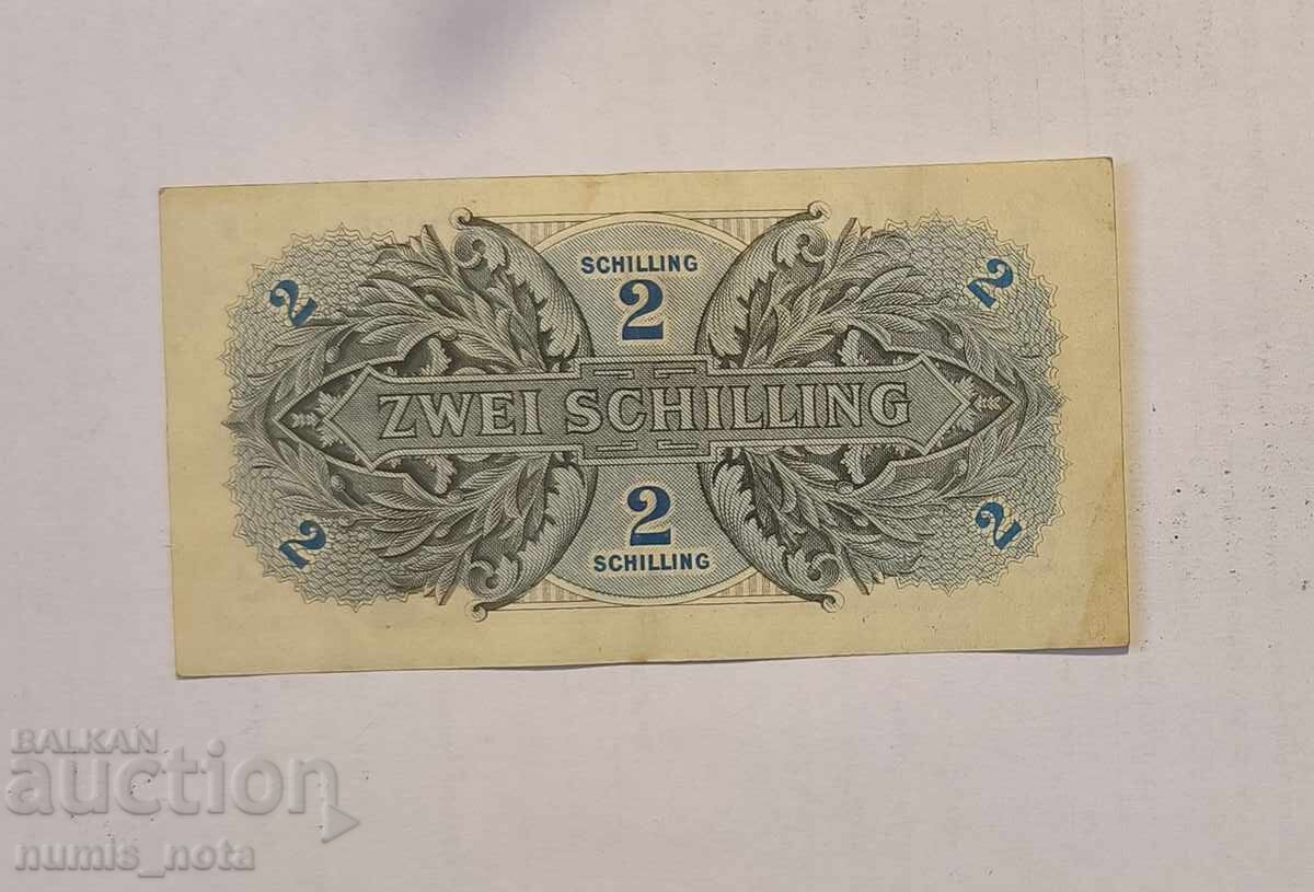 Austria 2 șilingi 1944 cu preț 15.00 BGN | € 7.67