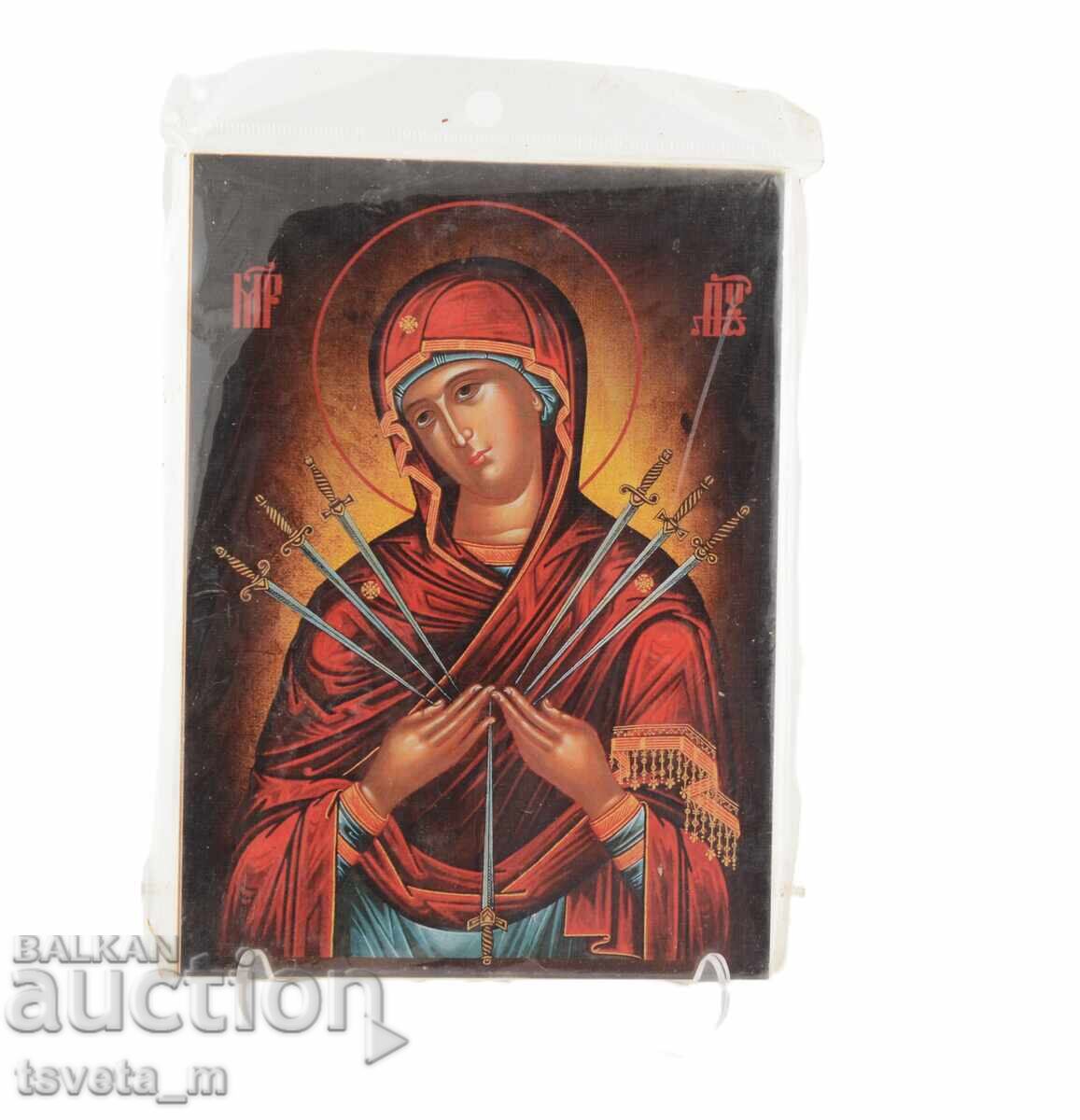 Εικόνα της Παναγίας Επτάστομη Εικόνα της Παναγίας Επτάστομη