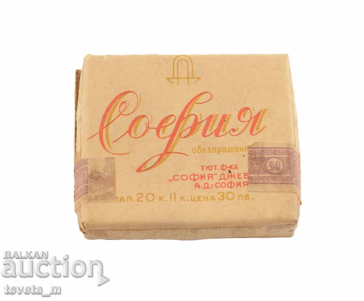 Кутия от цигари СОФИЯ 1946 г. - Царство България Кутия от цигари СОФИЯ 1946 г. - Царство България