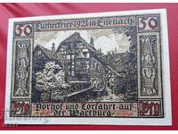 Τραπεζογραμμάτιο-Γερμανία-Θουριγγία-Eisenach-50 pfennig 1921