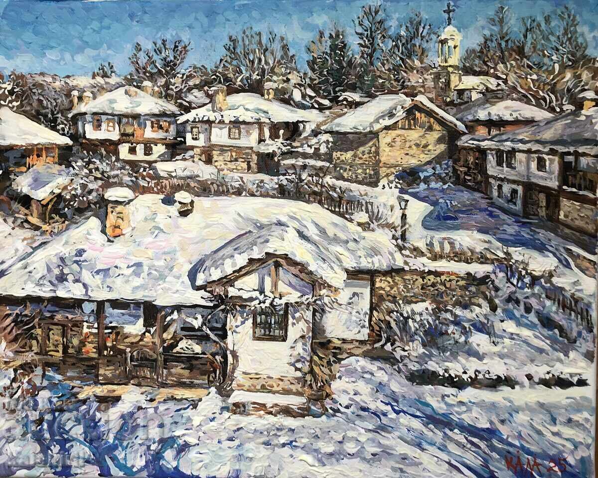 "Χειμώνας στο χωριό" "Χειμώνας στο χωριό"