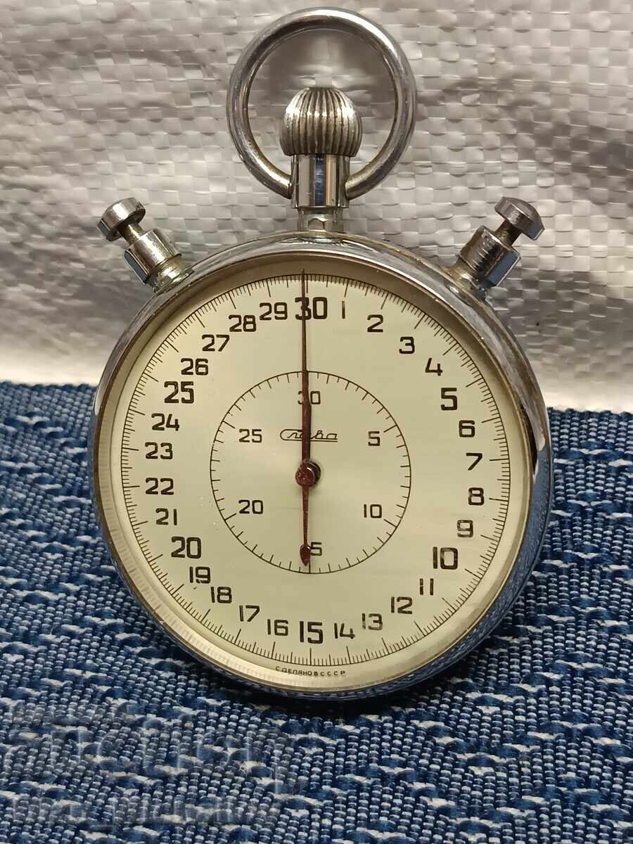 Хронометър "Слава" в отлично състояние. Хронометър "Слава" в отлично състояние.