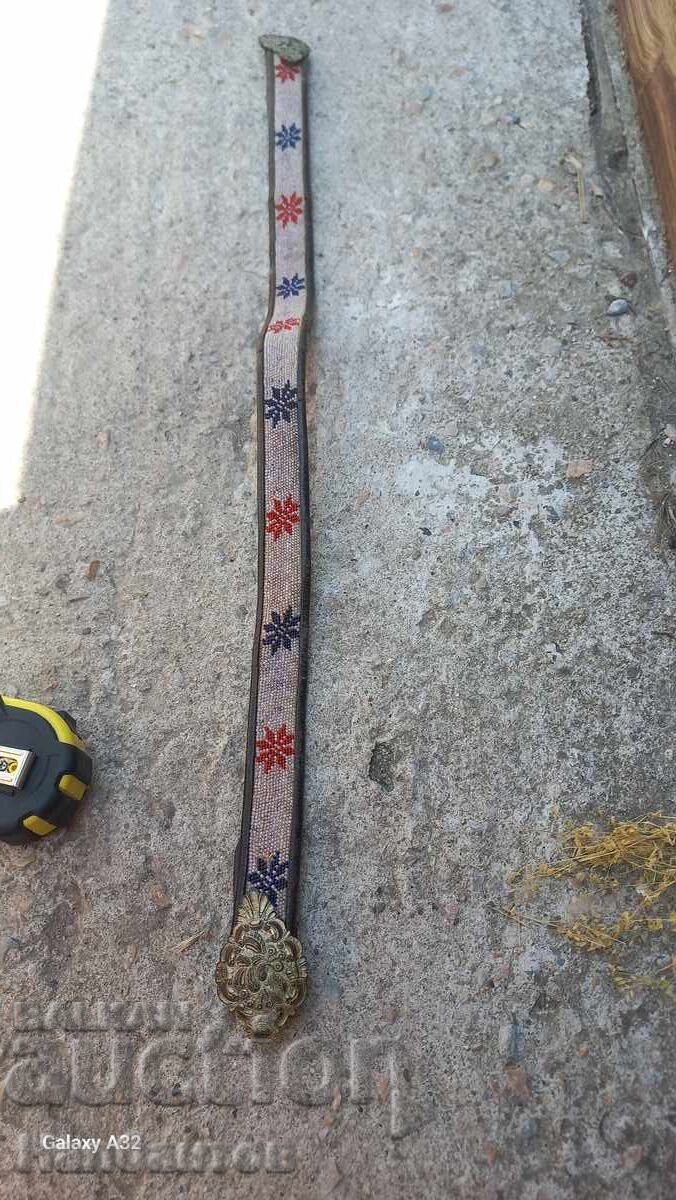 Old silver pafiti (ornamental belt buckles) with a belt with price 450.00 BGN | € 230.08 Old silver pafiti (ornamental belt buckles) with a belt with price 450.00 BGN | € 230.08