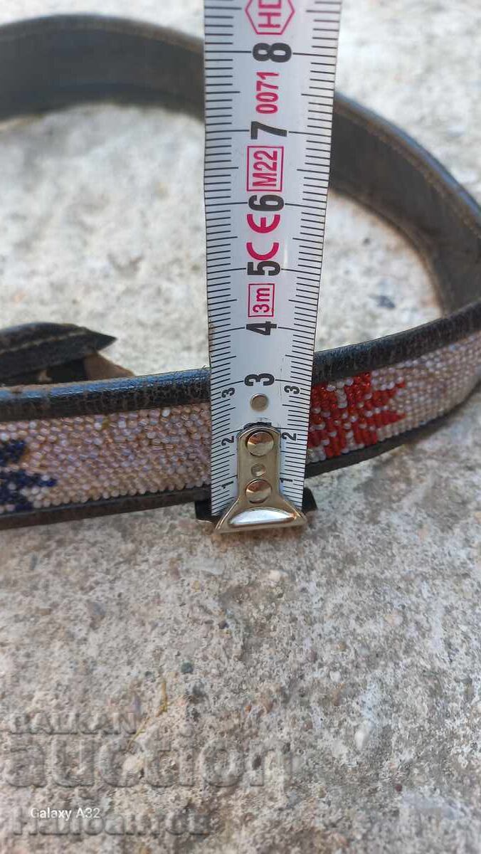 Old silver pafiti (ornamental belt buckles) with a belt - 5 Old silver pafiti (ornamental belt buckles) with a belt - 5