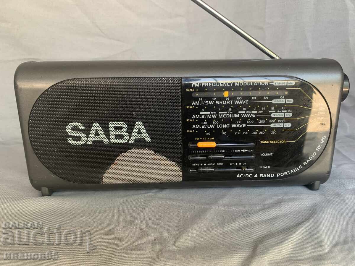 Saba RX125 Radio with price 30.00 BGN | € 15.34 Saba RX125 Radio with price 30.00 BGN | € 15.34