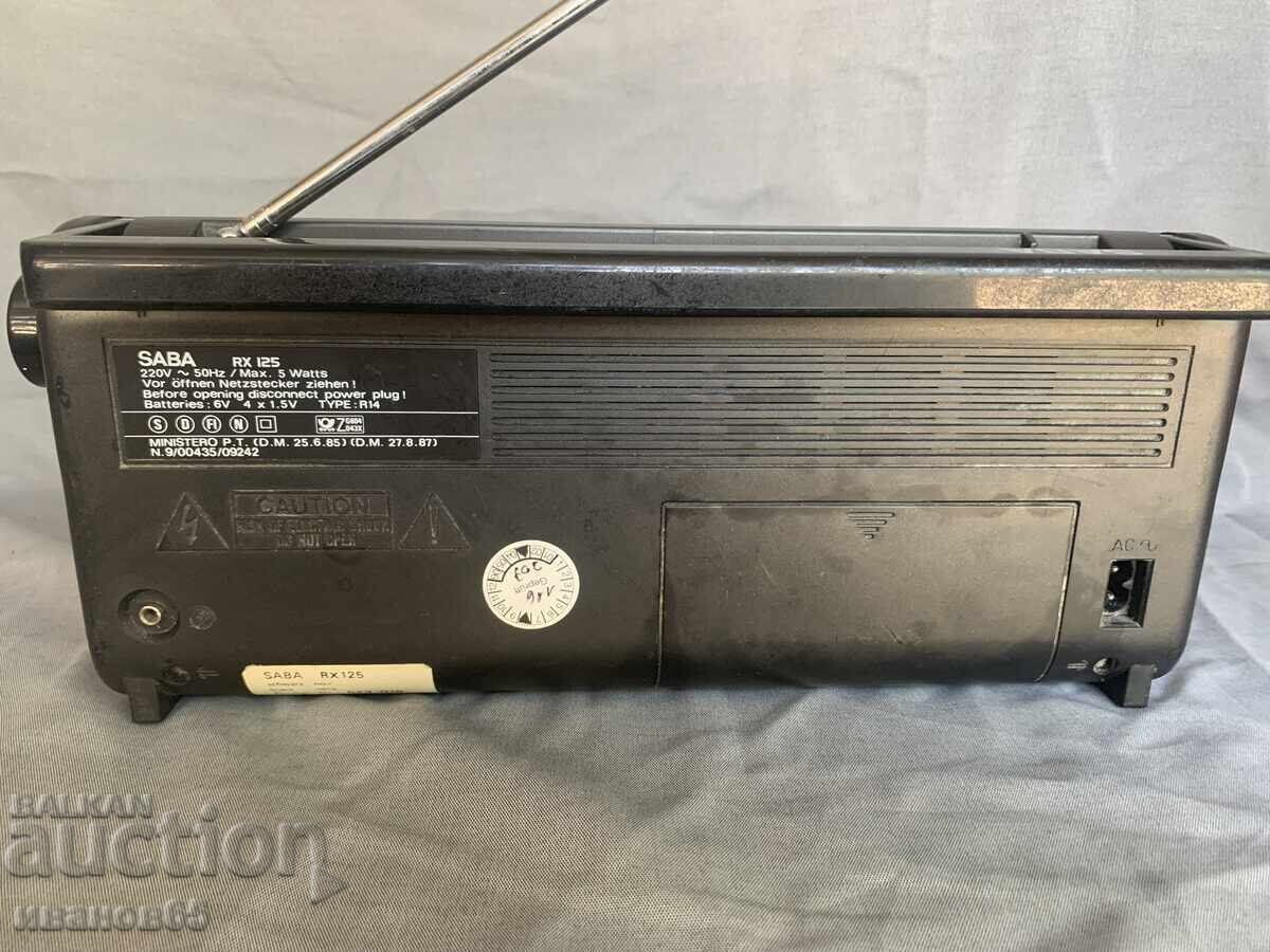 Saba RX125 Radio - 6 Saba RX125 Radio - 6