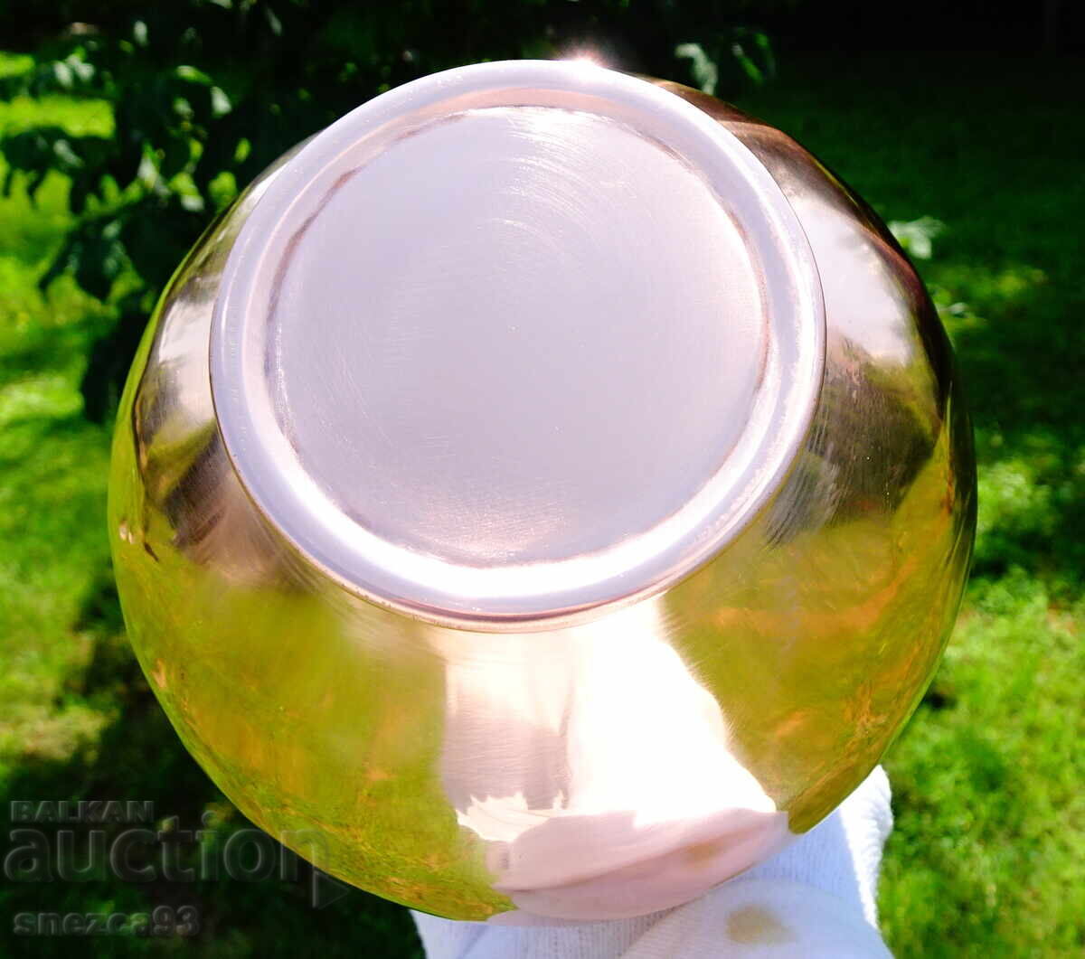 Cana de vin din cupru, carafă, vas, cupru roșu pur, fără cusături - 5