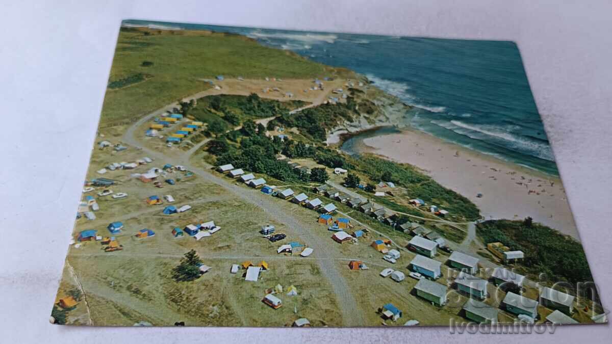 Carte poștală Regiunea Burgas Camping Sud 1979 Carte poștală Regiunea Burgas Camping Sud 1979