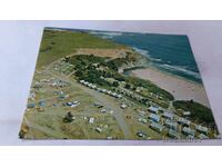 Пощенска картичка Бургаски окръг Къмпинг Юг 1979