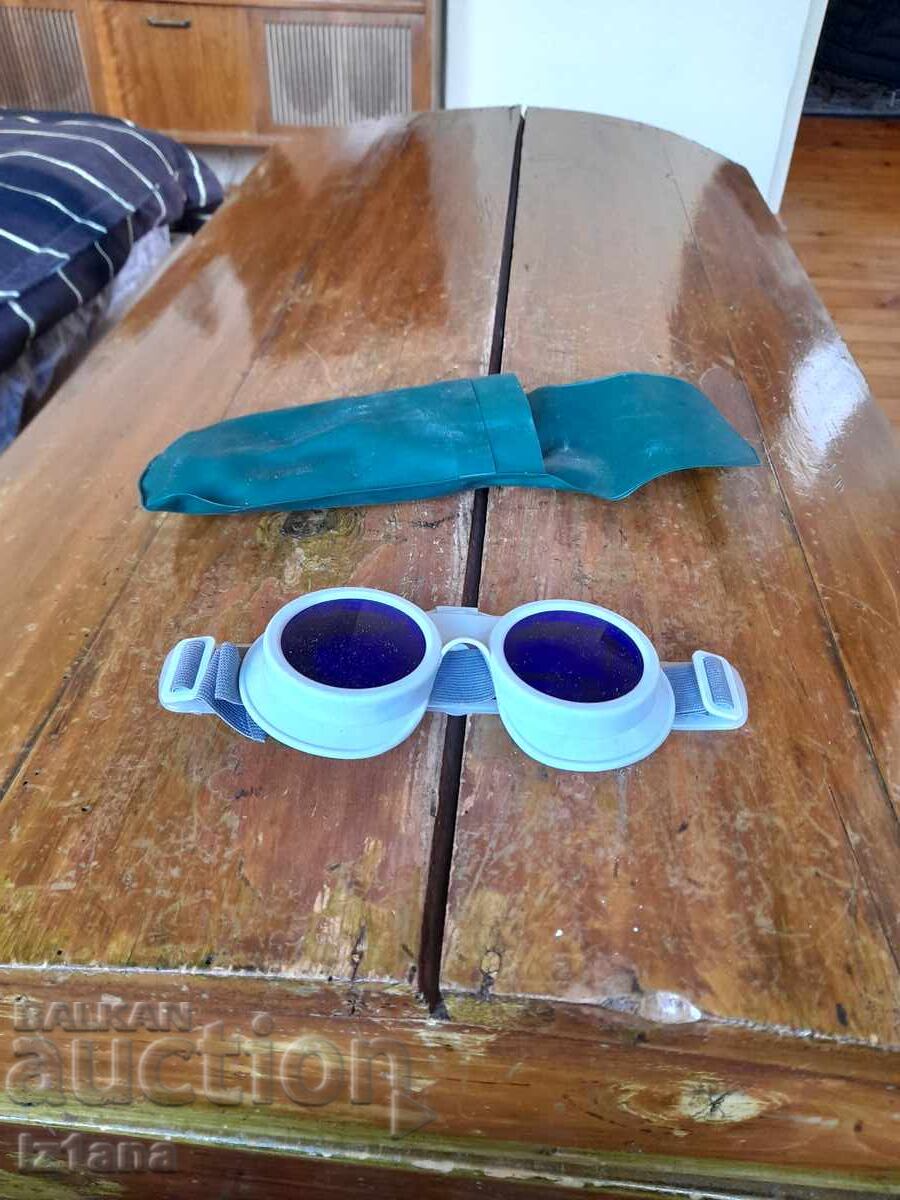 Old welding goggles