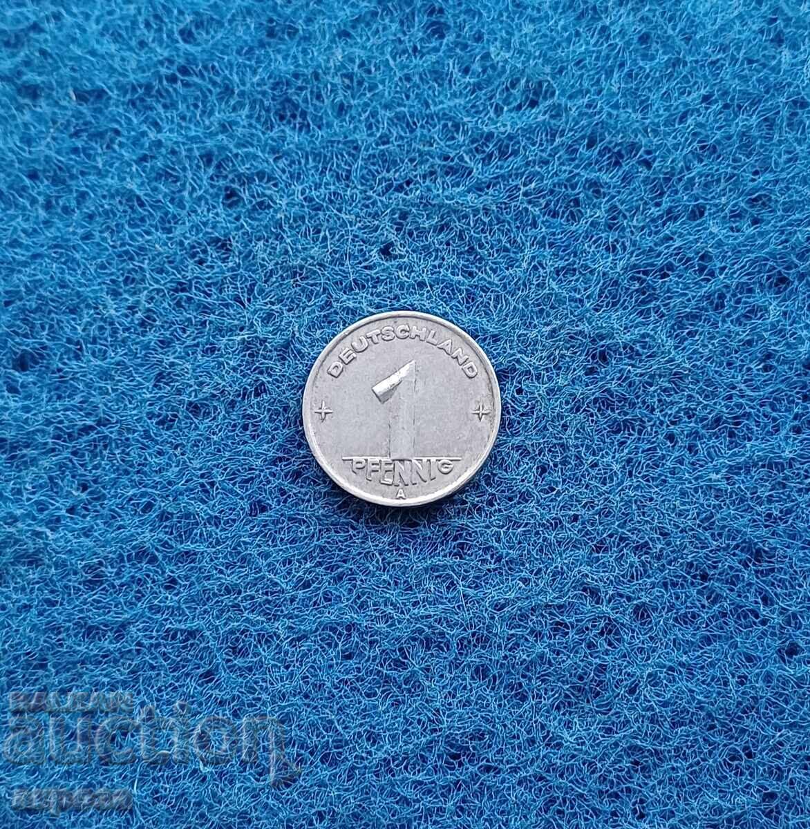 1 πφέννιγκ GDR 1948