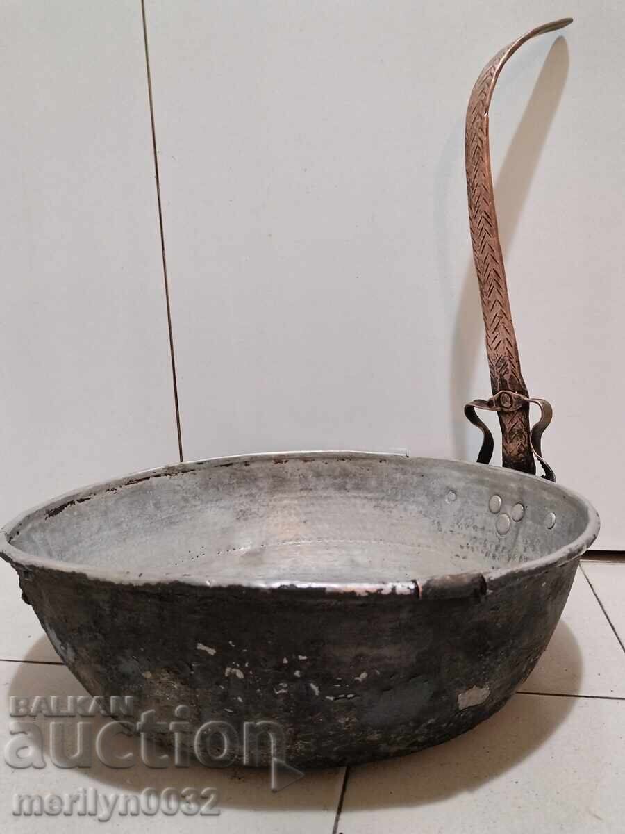 Стар меден тиган, бакър, тава, меден съд - 7 Стар меден тиган, бакър, тава, меден съд - 7