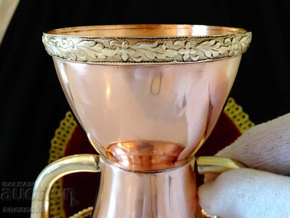 Fabulous copper jug, copper vase masterpiece, bronze fittings - 5 Fabulous copper jug, copper vase masterpiece, bronze fittings - 5