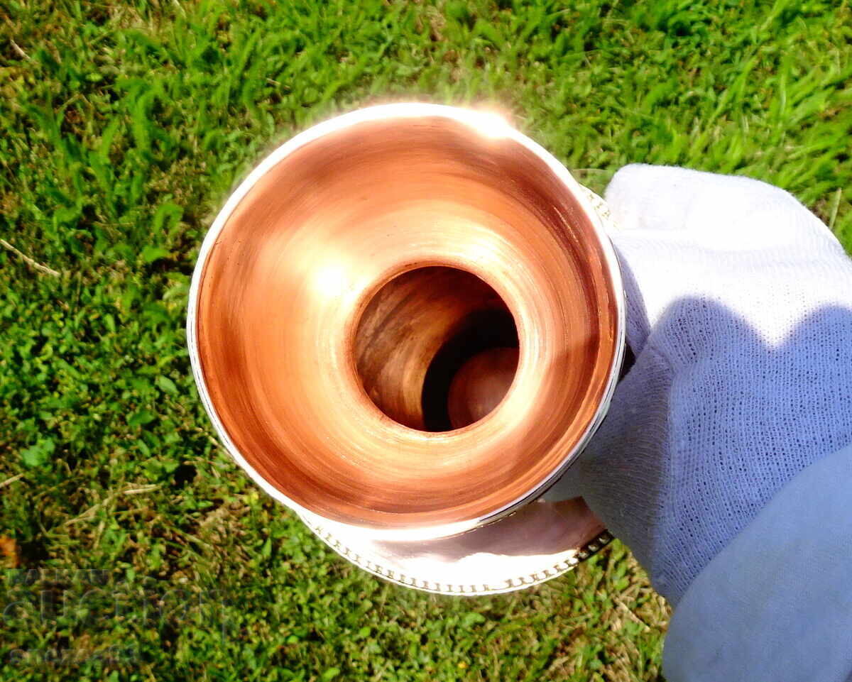 Fabulous copper jug, copper vase masterpiece, bronze fittings - 6 Fabulous copper jug, copper vase masterpiece, bronze fittings - 6