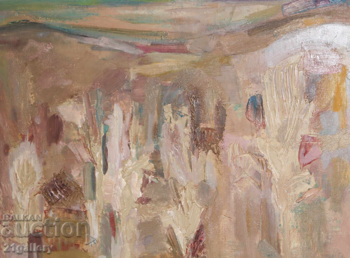 Παράδοση Π. Τσάνοφ / Ελαιογραφία, τοπίο 1981