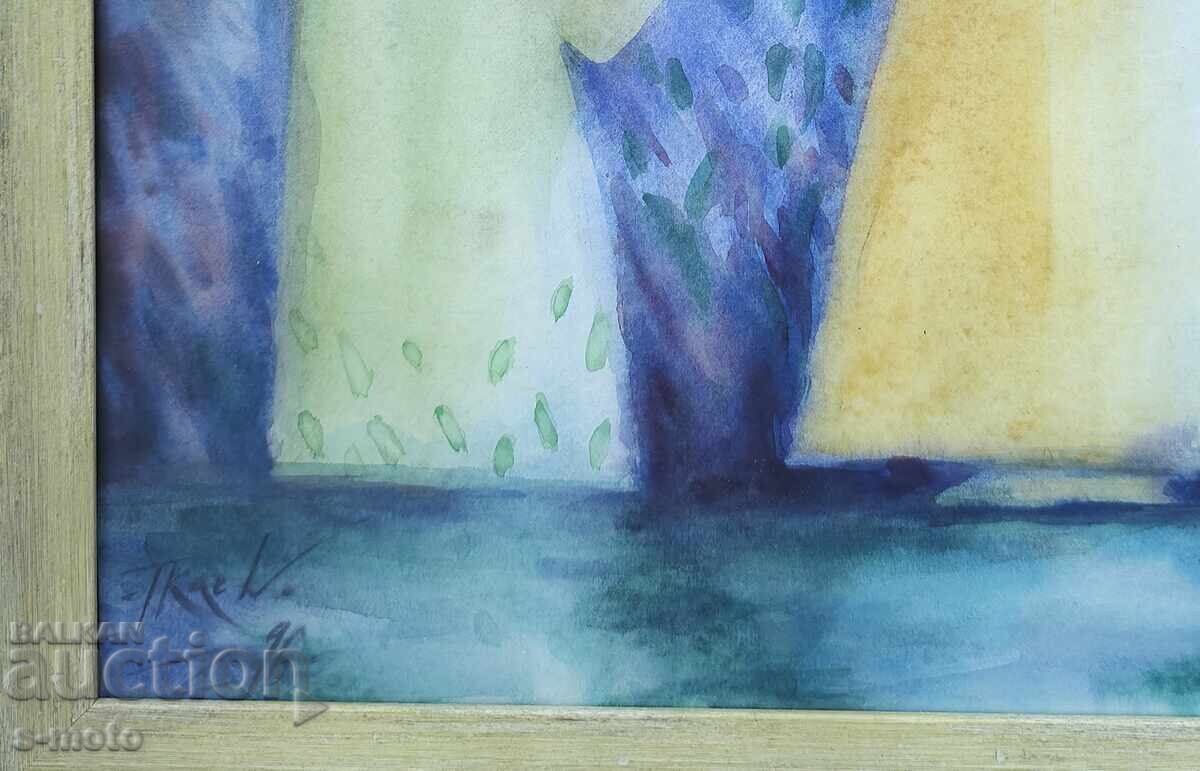 Georgi Tkachov / 1962- / Watercolor figure portrait 1996 - 5