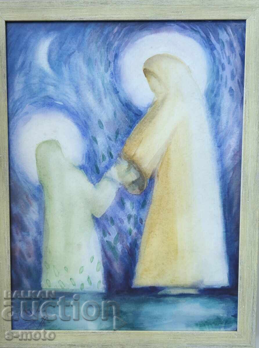 Georgi Tkachov / 1962- / Watercolor figure portrait 1996 - 6