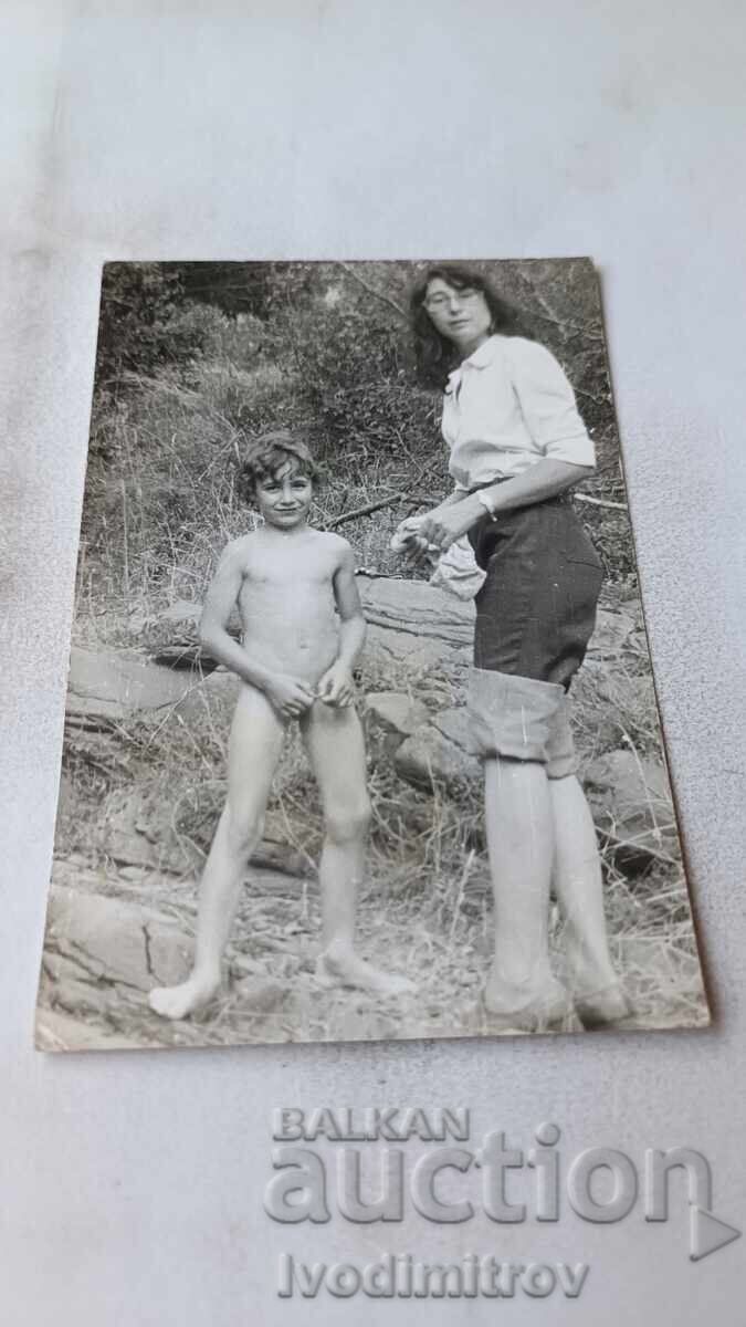 Foto Femeie și băiat Foto Femeie și băiat