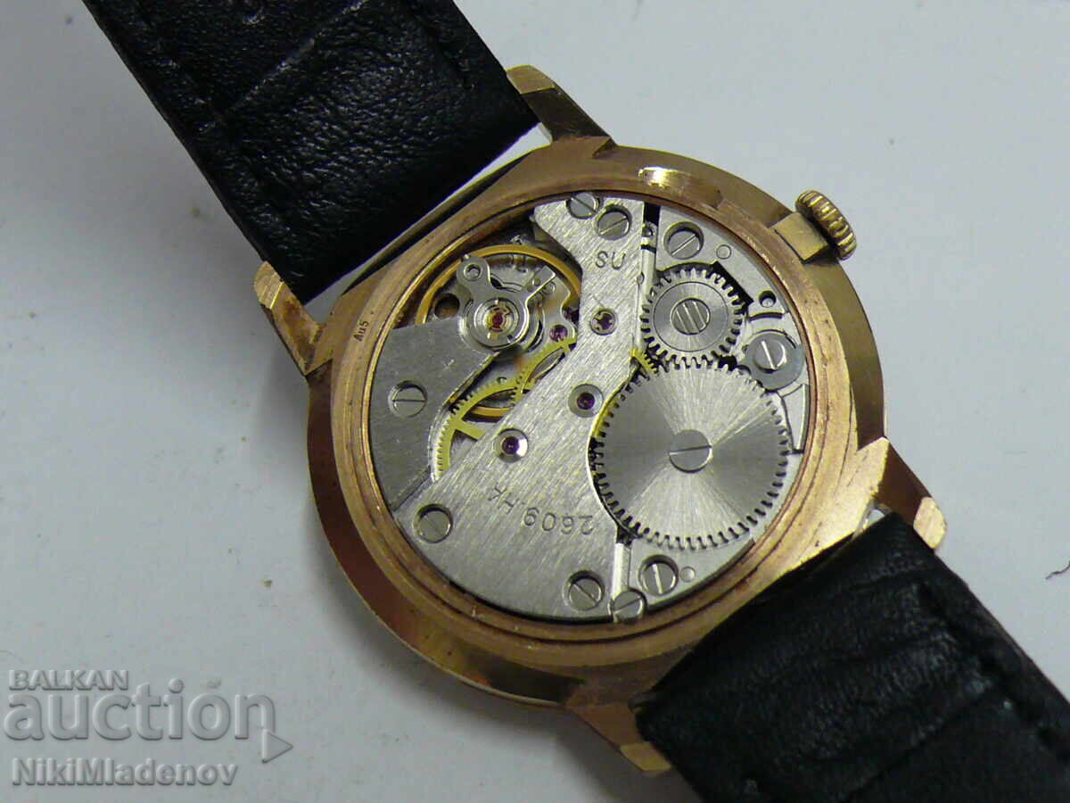 Pozlaten SEKONDA/Raketa Ανδρικό χειροποίητο ρολόι, λειτουργικό - 7 Pozlaten SEKONDA/Raketa Ανδρικό χειροποίητο ρολόι, λειτουργικό - 7