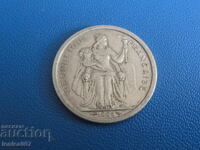 Френска Полинезия 1965г. - 1 франк