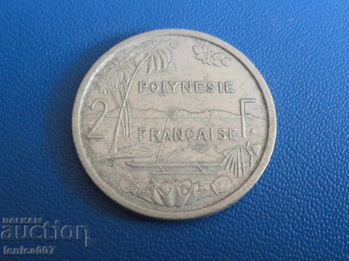 Delivery of French Polynesia 1965 - 2 Francs