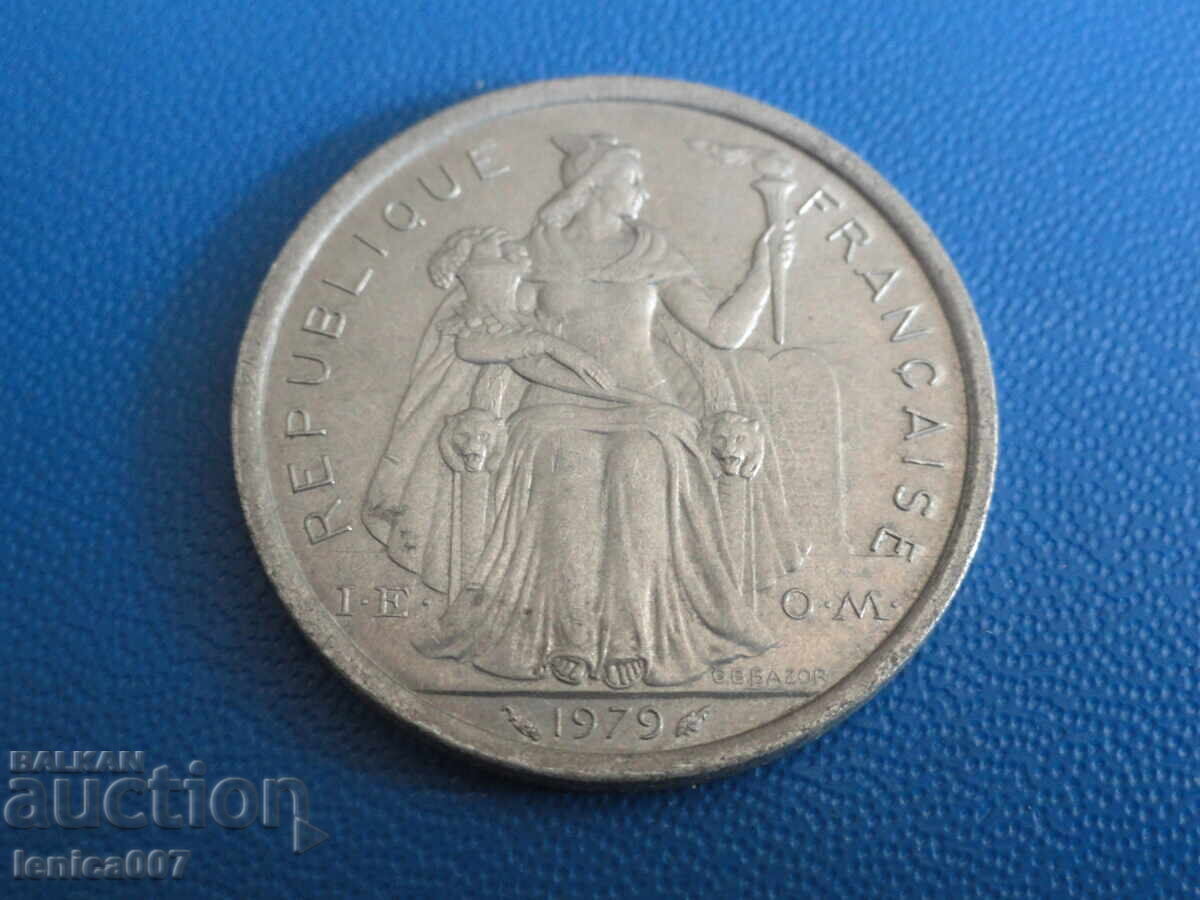 Auction  French Polynesia 1979 - 2 Francs