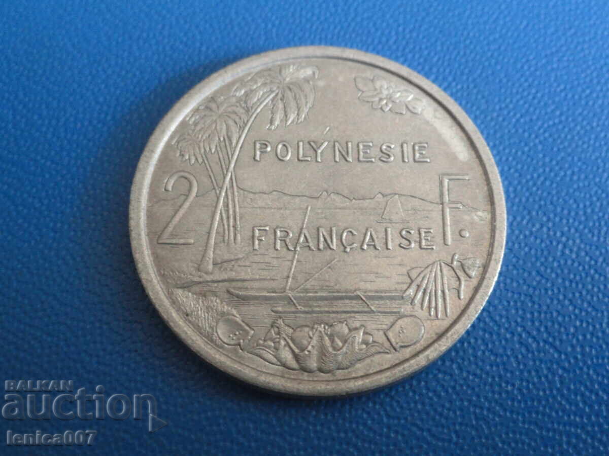 Delivery of French Polynesia 1979 - 2 Francs