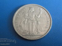 French Polynesia 1979 - 2 Francs