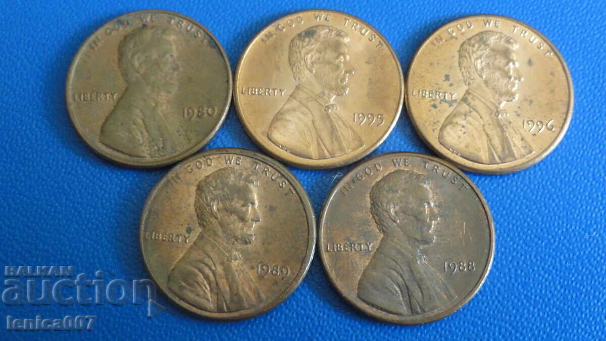 Licitație SUA - 1 cent (5 bucăți)