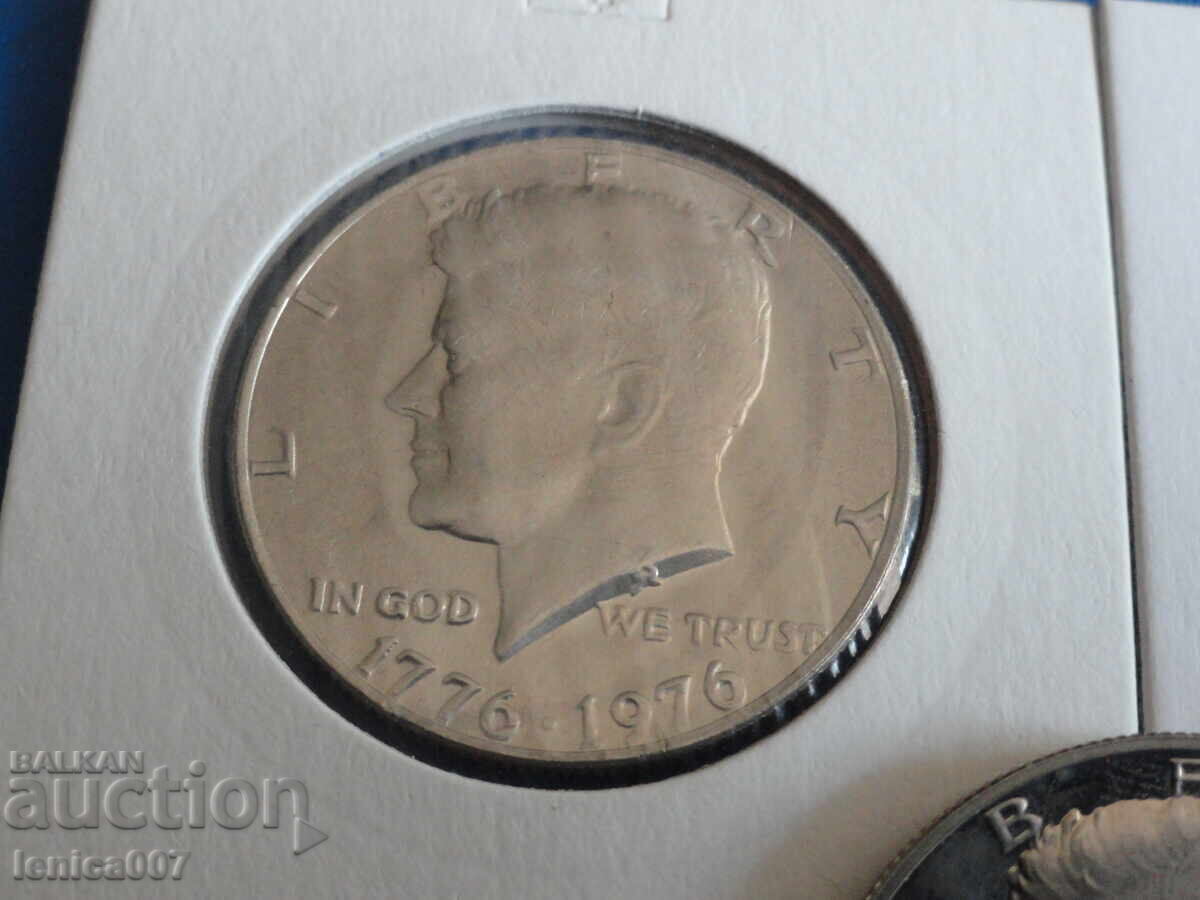 USA 1976 - 1/2 Dollar "200th Anniversary of US Independence" (3 pcs.) - 5