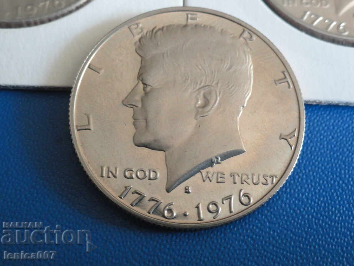 USA 1976 - 1/2 Dollar "200th Anniversary of US Independence" (3 pcs.) - 7