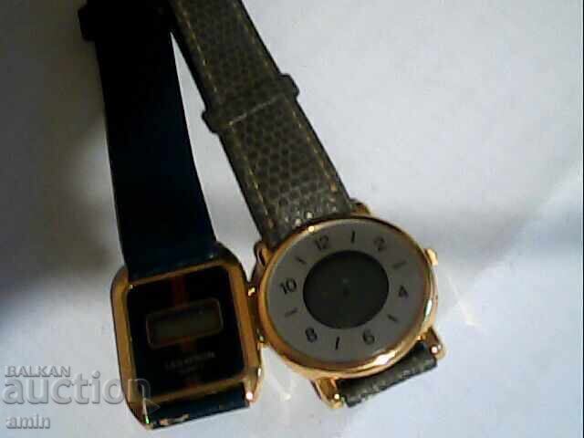 2 Gold-Plated Electronic Watches, Working Without Batteries 2 Gold-Plated Electronic Watches, Working Without Batteries