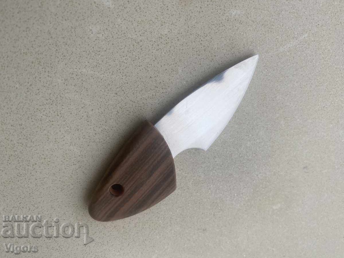 Licitație Mini cuțit cu teacă, oțel, 54x104 mm Licitație Mini cuțit cu teacă, oțel, 54x104 mm