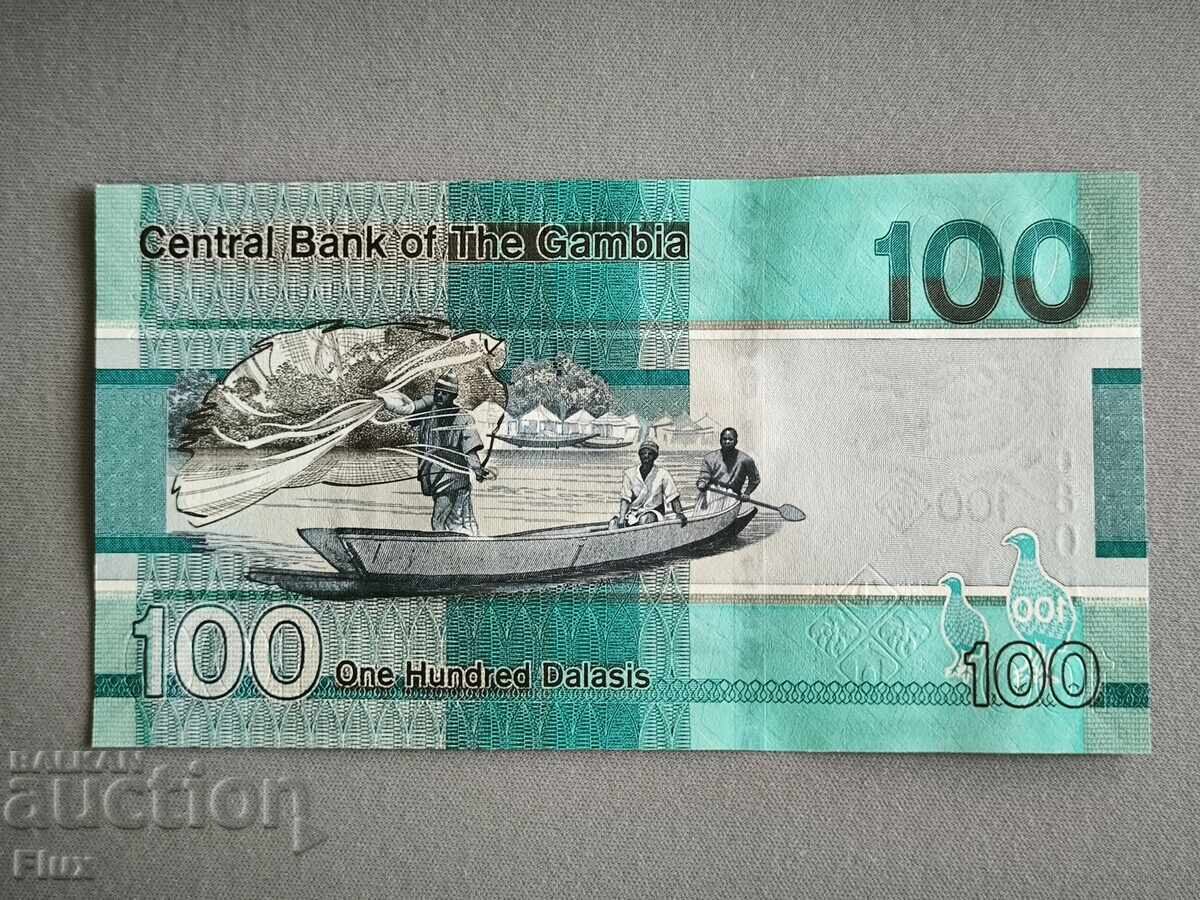 Τραπεζογραμμάτιο - Γκάμπια - 100 ντάλασι UNC | 2023 με τιμή 19.75 BGN | € 10.10