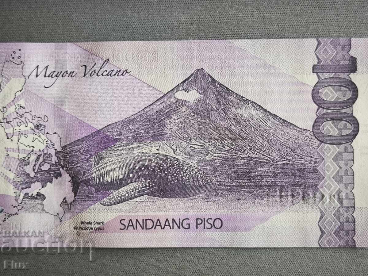 Аукцион Банкнота - Филипини - 100 писо UNC | 2024г.