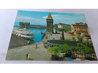 Καρτ ποστάλ Lindau Hafen με Mangturm