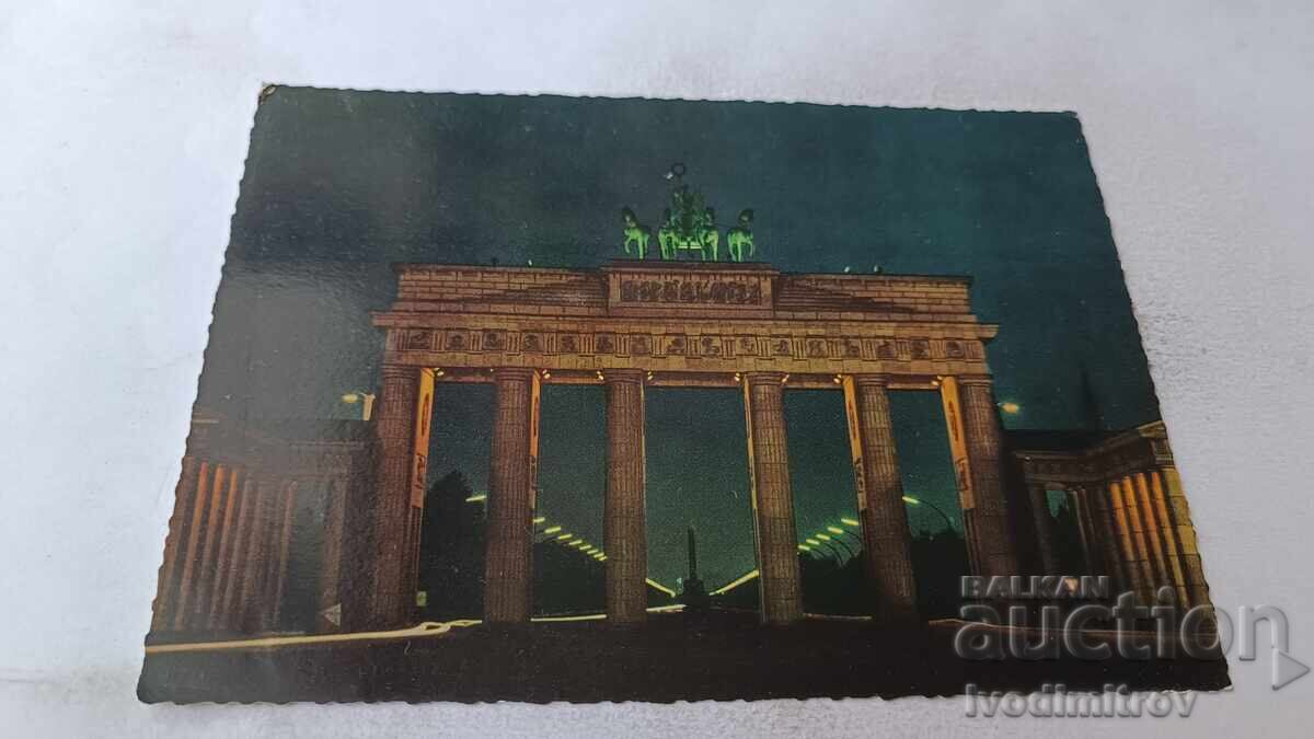 Postcard Berlin Brandenburg Gate Postcard Berlin Brandenburg Gate