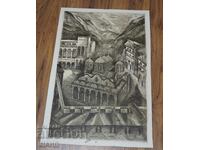 Elka Naydenova Σχέδιο Λιθογραφίας Μονή Ρίλα