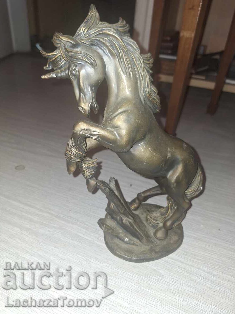 Όμορφη πορσελάνινη φιγούρα Μονόκερου Leonardo Ιταλίας άψογη - 6