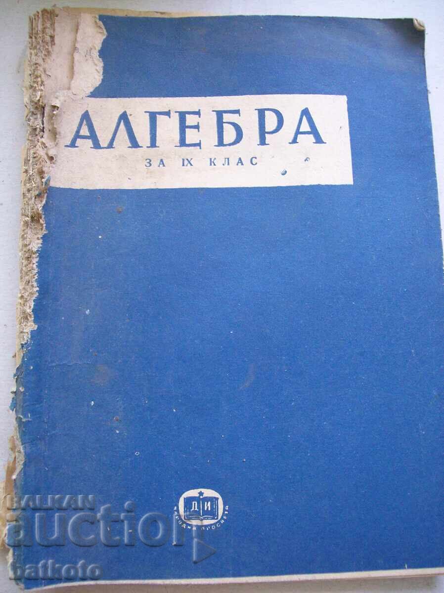 Old Algebra Textbook for 9th Grade