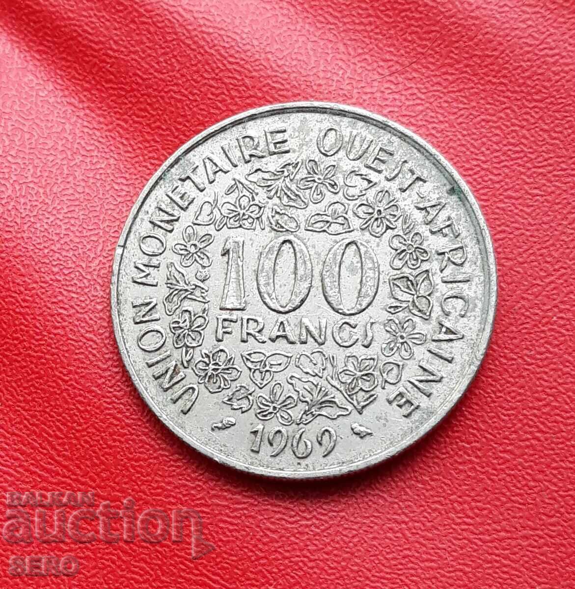 Africa de Vest Franceză - 100 de franci 1969
