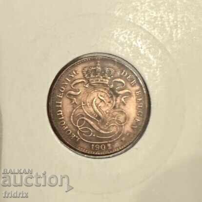 Βέλγιο 1 σεντίμ / Belgium 1 centime 1902 με τιμή 12.00 BGN | € 6.14