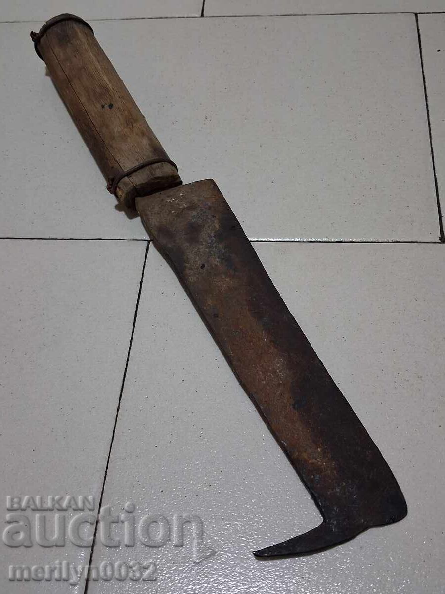 Παλιά σφυρήλατα σπαθιά, τσεκούρι, τσεκούρι, μαχαίρι, μαχαίρι - 5